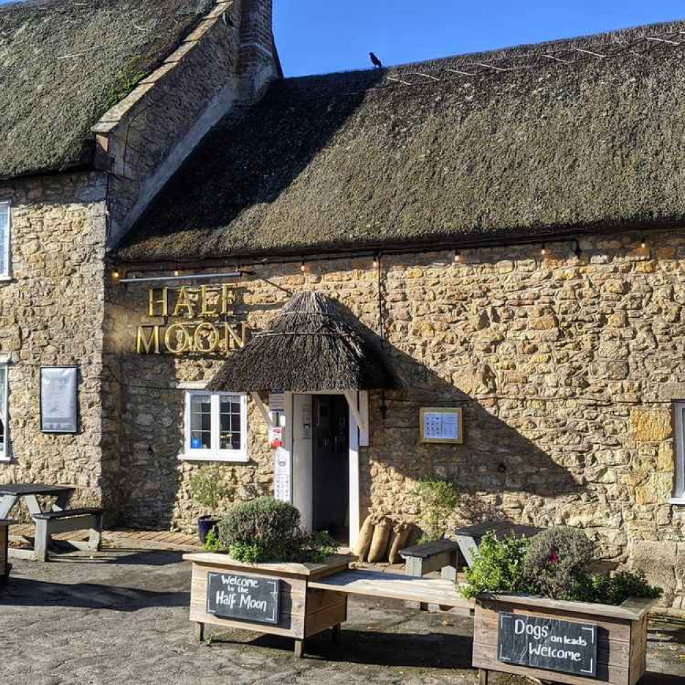 The Half Moon in Melplash won the best dining experience to go award The Half Moon in Melplash won the best dining experience to go award