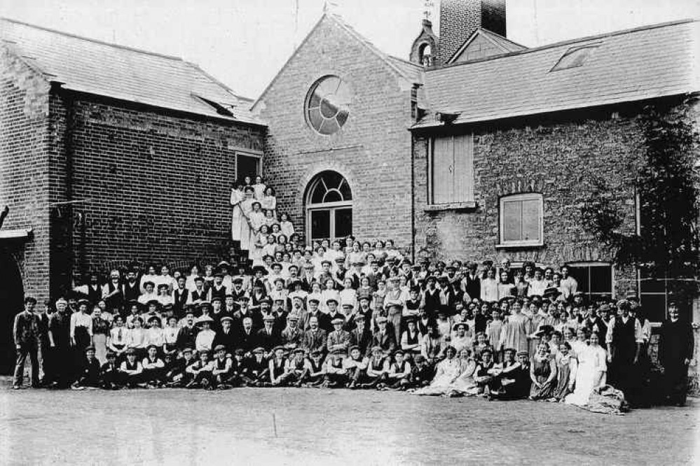 Gundry's employees 1907-08 Picture: Bridport Museum