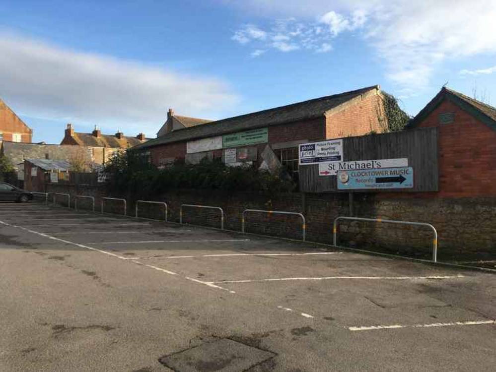 The coal yard near Rope Walks car park where eight homes could be built