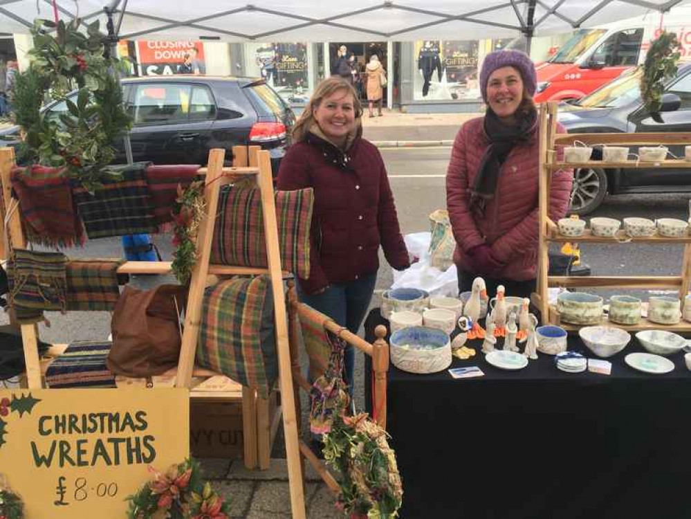 Sarah Smith, of Sarah Smith Gardening, and Vicky Ashford, of Smoking Loom