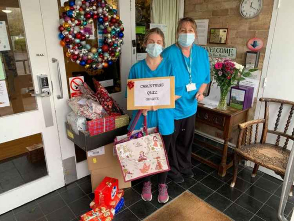 Delivering treats to Bridport care homes