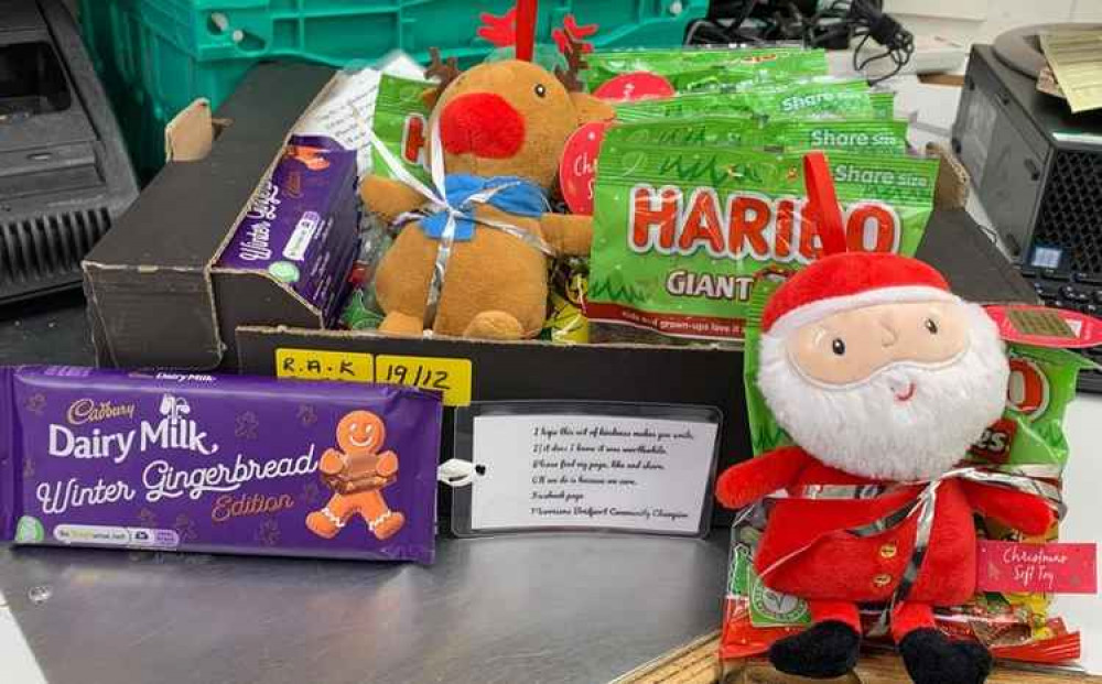 Gifts that will be left on customers' cars while they shop at Morrisons