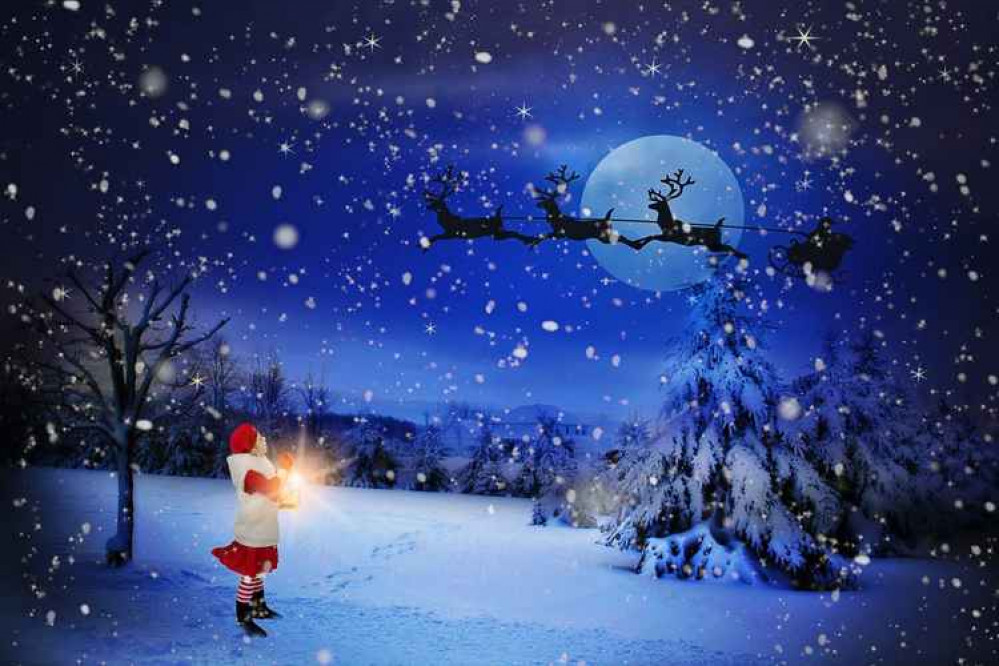 Here's when Father Christmas can be seen on Christmas Eve over Dorset