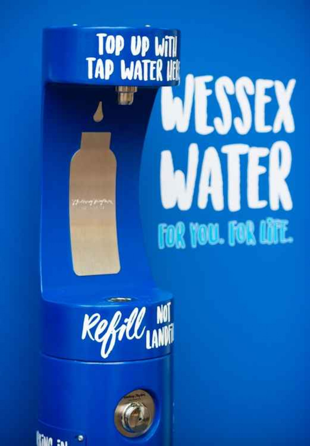 A water refill station will be installed in Bucky Doo Square