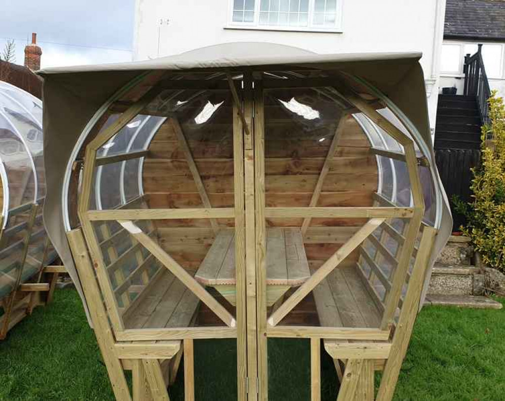 The new pods at The Spyway Inn The new pods at The Spyway Inn