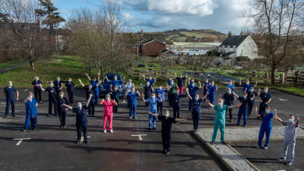 The team at Bridport Medical Centre Picture: Eddy Pearce