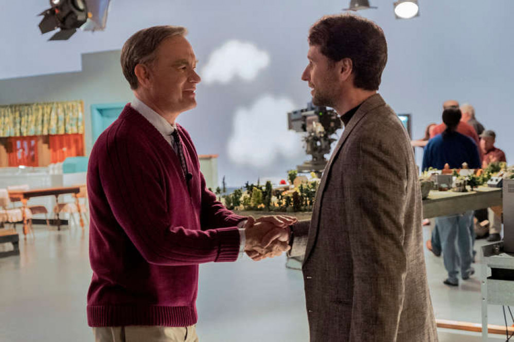Tom Hanks as Mr Rogers, with Matthew Rhys as Lloyd Vogel - Picture: Sony-Tristar Pictures Tom Hanks as Mr Rogers, with Matthew Rhys as Lloyd Vogel - Picture: Sony-Tristar Pictures