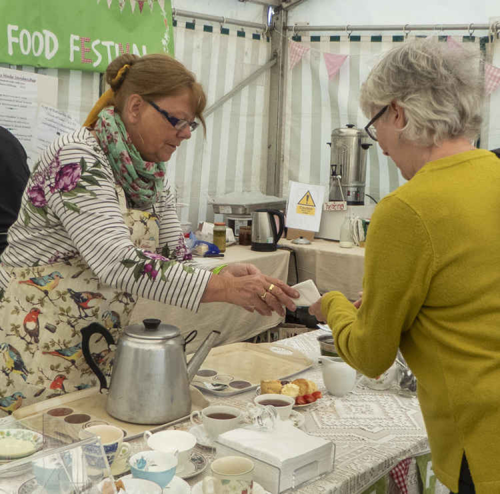 The tea tent picture: Neil Barnes