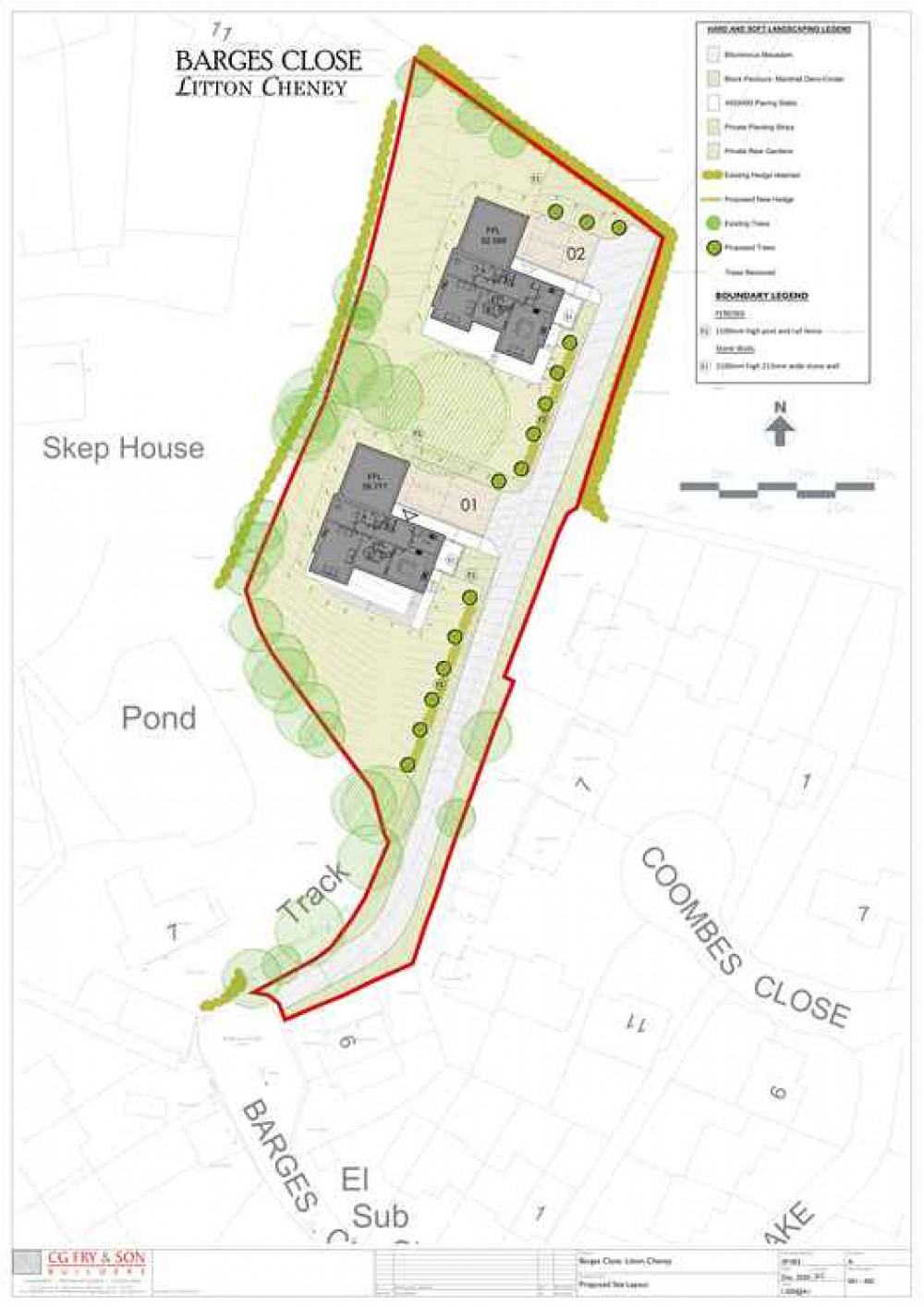 The site layout