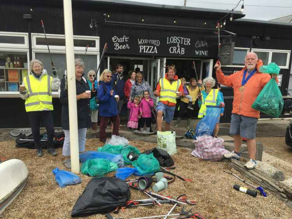 West Bay Beach Clean