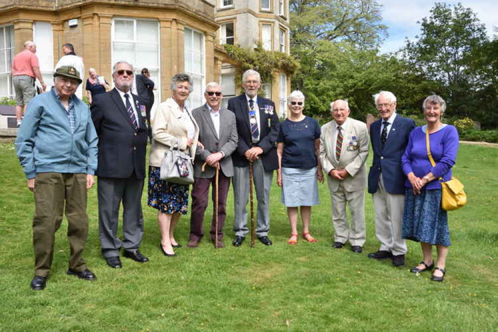 Bridport Royal Navy Association members Picture: Tim Russ