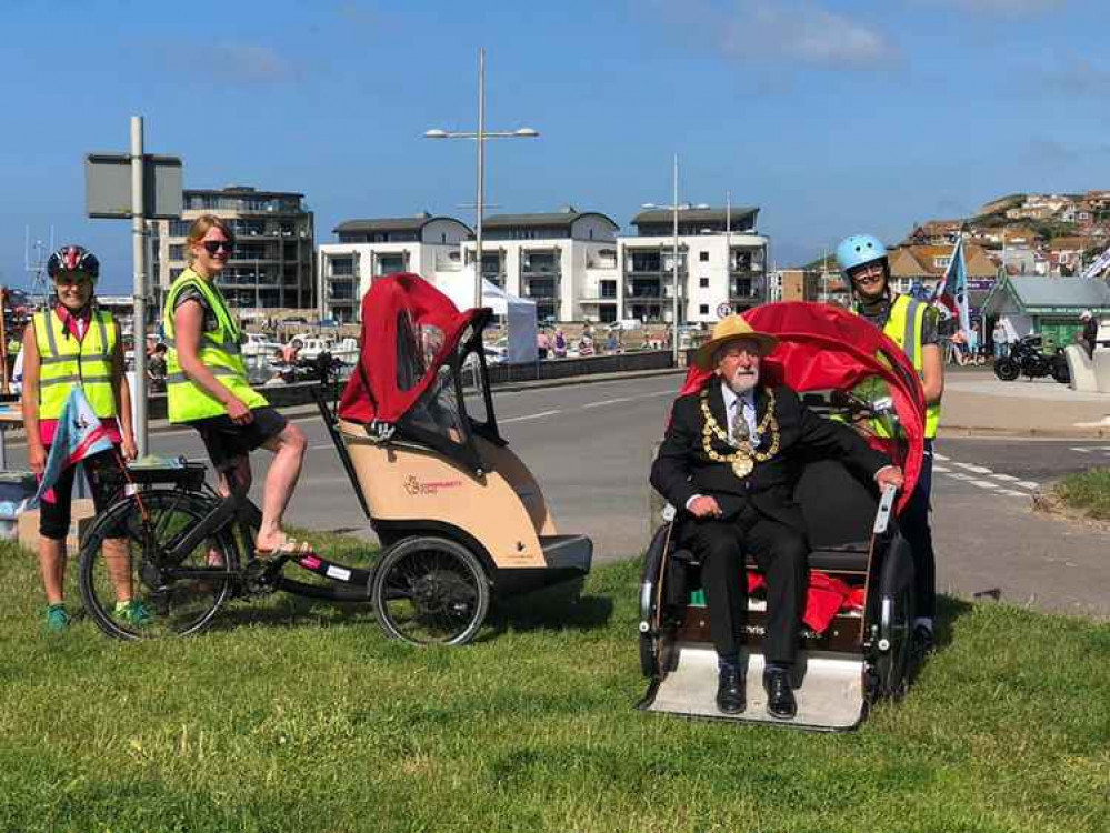 The bikes at West Bay Picture: Jo Huxter