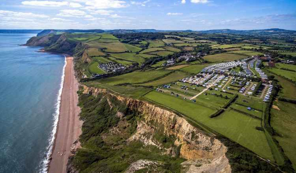 Views from Highlands End where fundraising is helping to conserve the Jurassic coastline