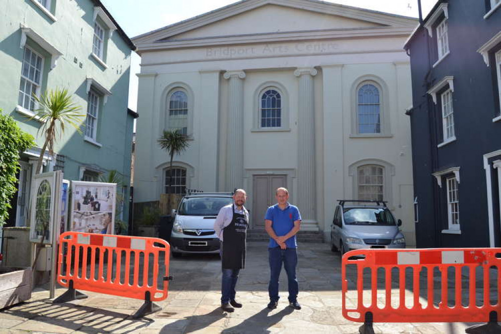 Mark Banham and chef George Marsh