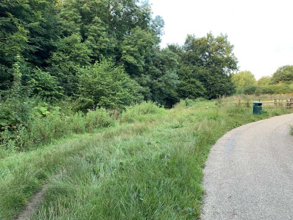 At Happy Island, you can either walk along the pavement or next to the river