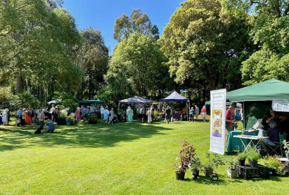 The plant fair at Abbotsbury Subtropical Gardens