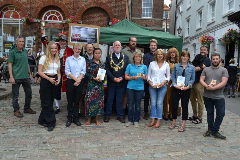 Bridport businesses were presented with certificates for all their work in helping the town become a Plastic Free Community