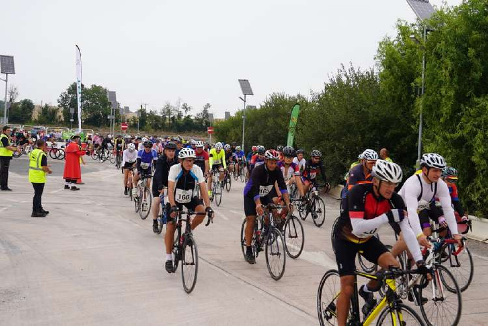 The start of Coast to Coast at Watchet