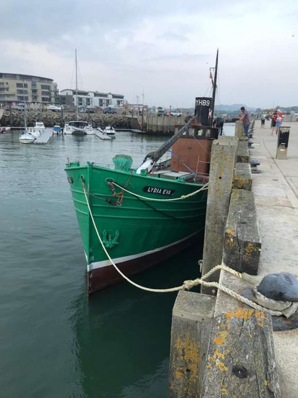 Lydia Eva moored in West Bay is reportedly due to appear in upcoming film 'Wonka'