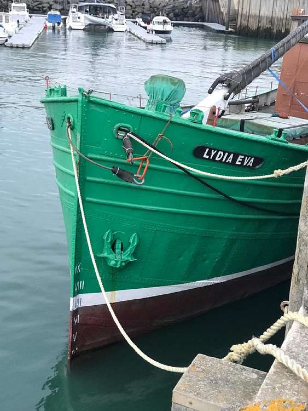 Lydia Eva moored in West Bay is reportedly due to appear in upcoming film 'Wonka'