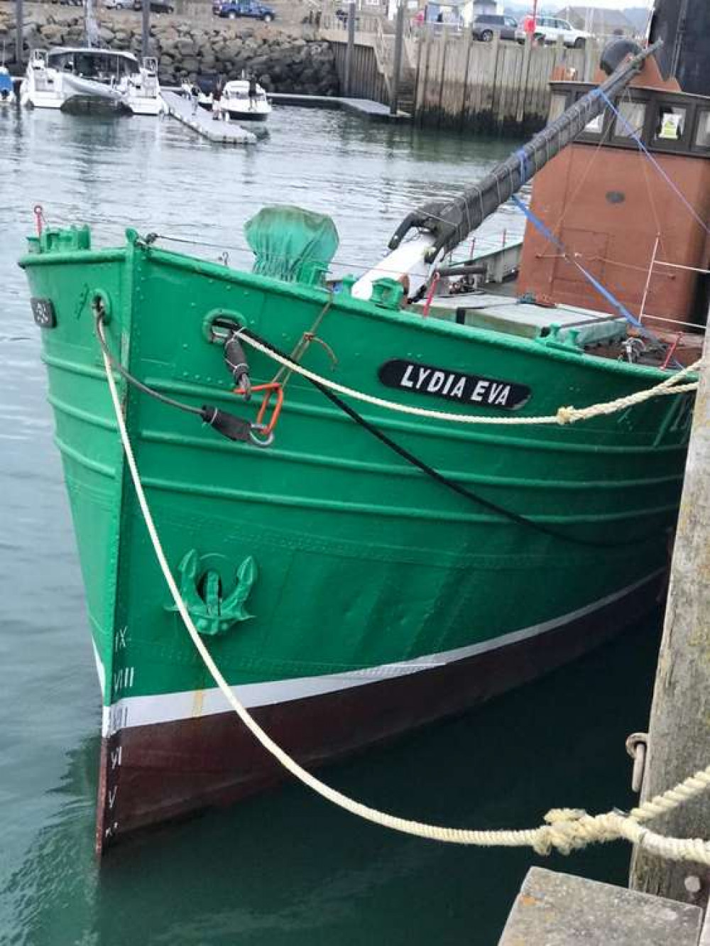 Lydia Eva moored in West Bay is reportedly due to appear in upcoming film 'Wonka'