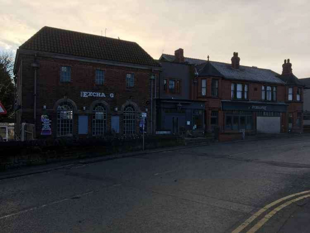 The remains of The Exchange have been described as an 'eyesore'