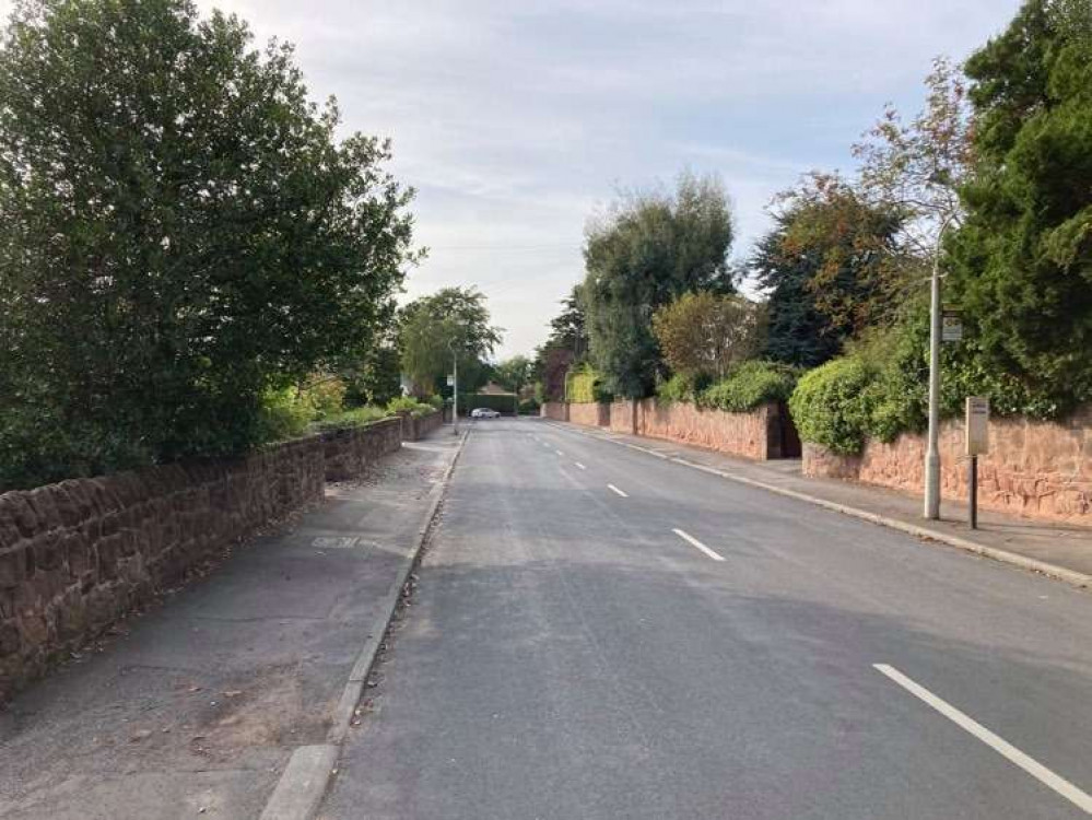 Thurstaston Road in Heswall