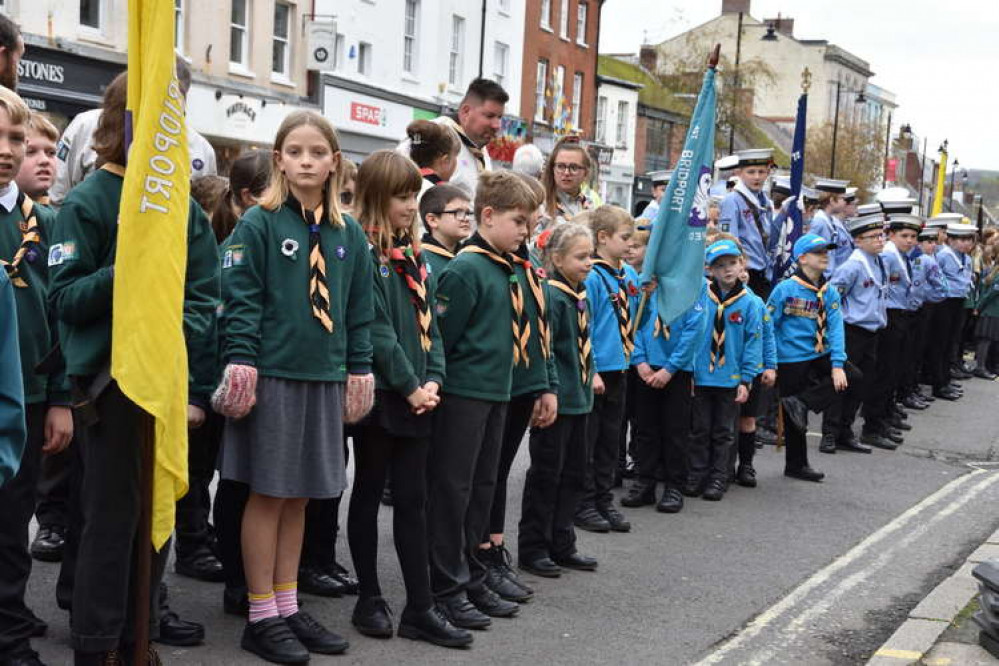 Bridport Remembrance Sunday parade and service 2021 (Image: Tim Russ)