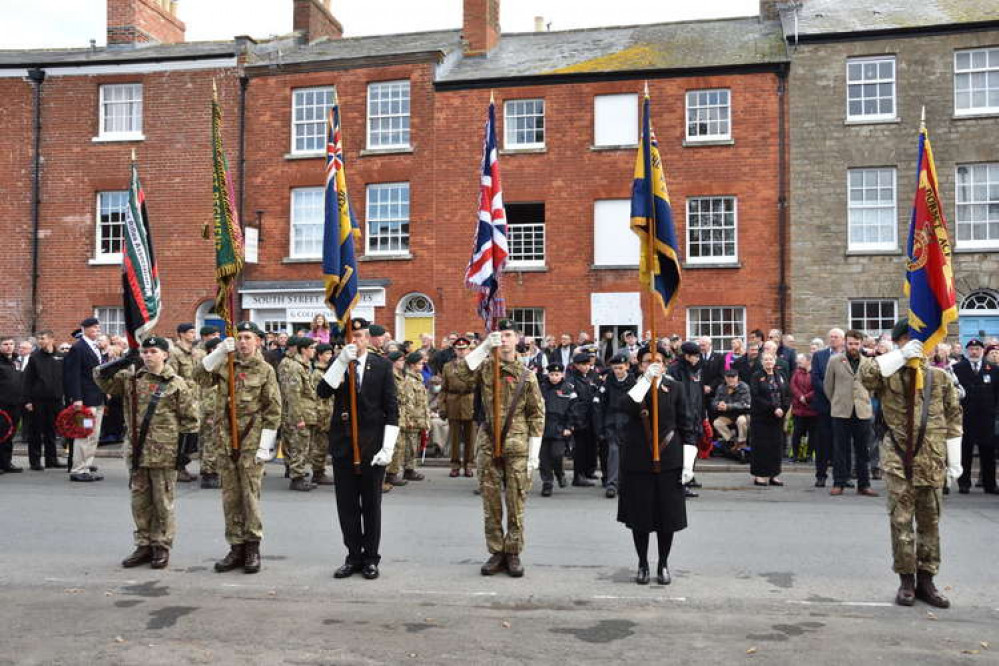 Bridport Remembrance Sunday parade and service 2021 (Image: Tim Russ)