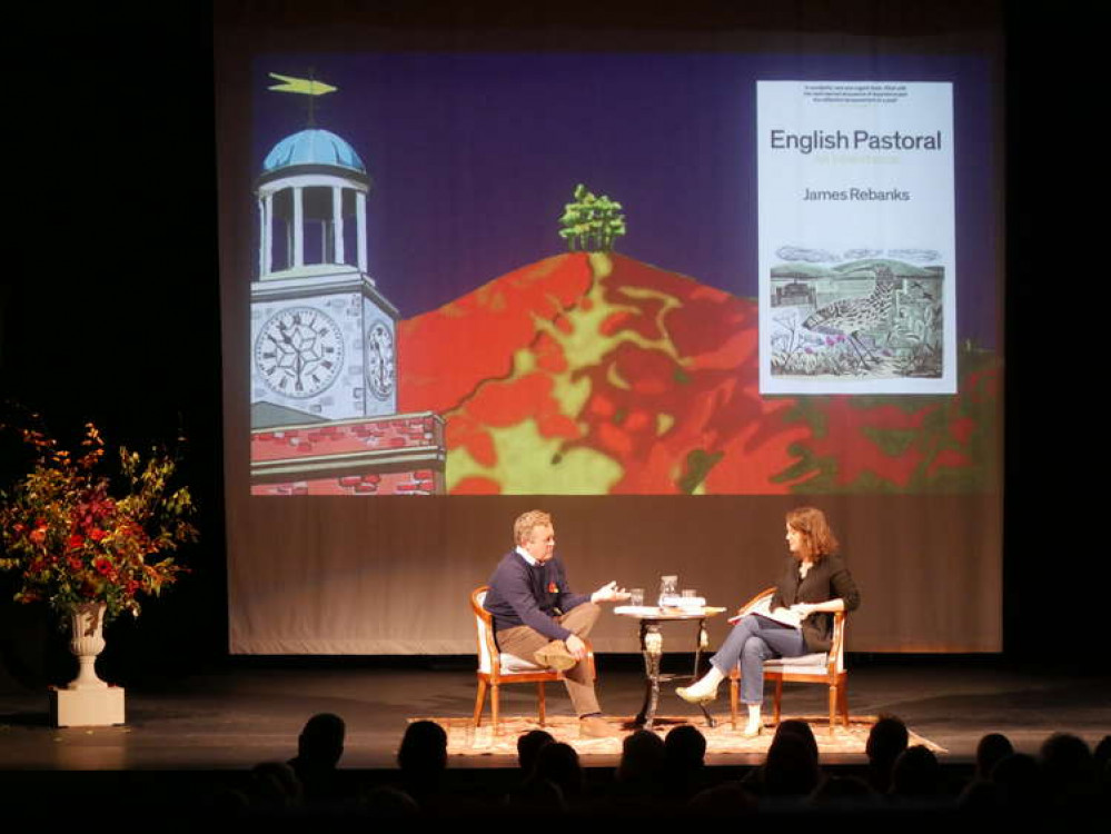 James Rebanks in conversation with Elizabeth Wainwright at Bridport Literary Festival