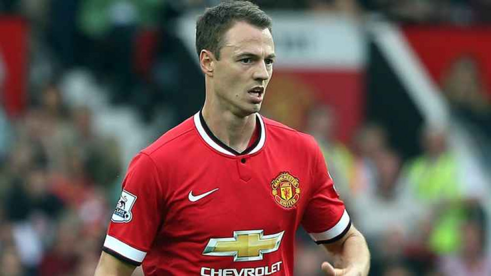 Jonny Evans - sent off in the Manchester derby