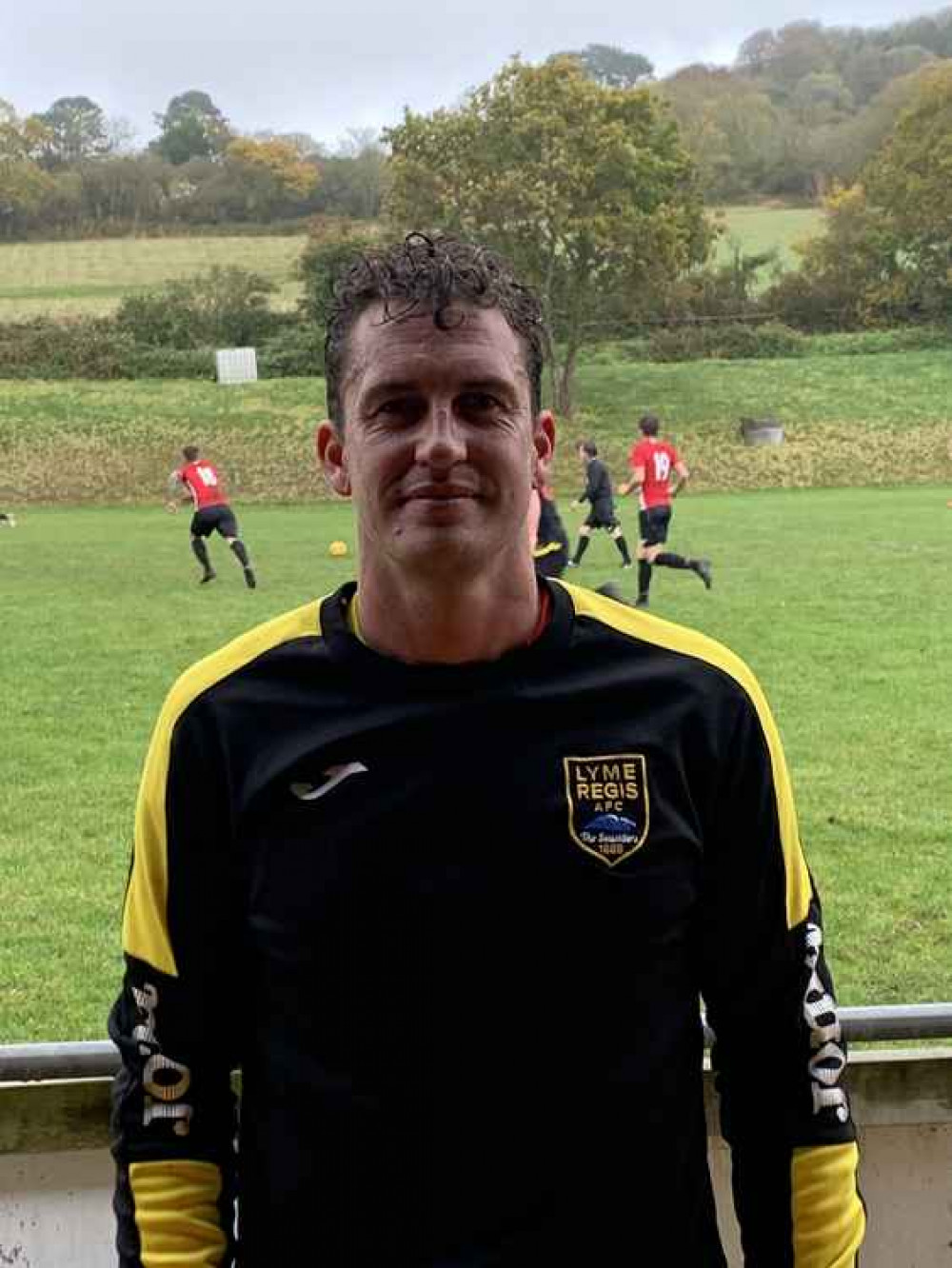 Joe Bond who scored his 26th hat-trick for Lyme Regis Joe Bond who scored his 26th hat-trick for Lyme Regis