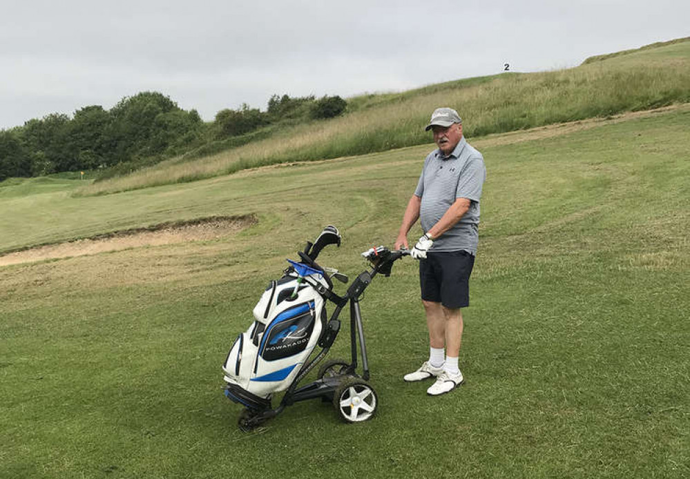 Alan Morgan - winner of the Geoff Davis Trophy, beating the youngsters