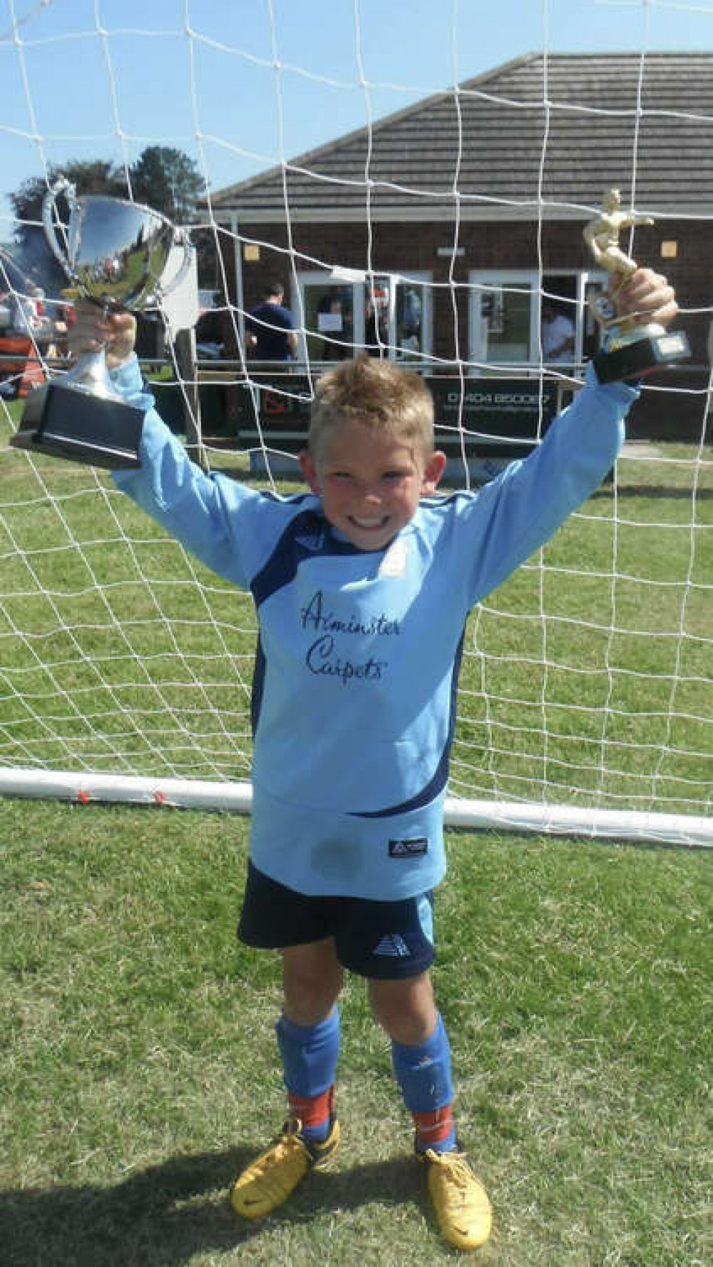 A young Tyler-Jay Dibling pictured when he was playing for Axminster Town Youth A young Tyler-Jay Dibling pictured when he was playing for Axminster Town Youth