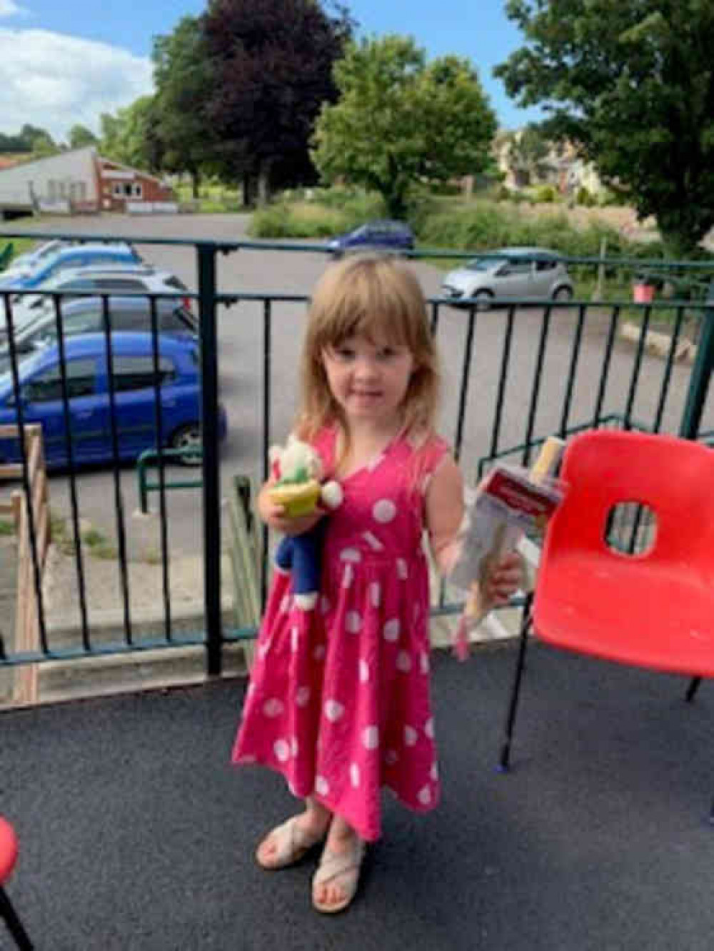 Children received a learning journal, gift and cake on their last day at Colyton Caterpillars Children received a learning journal, gift and cake on their last day at Colyton Caterpillars