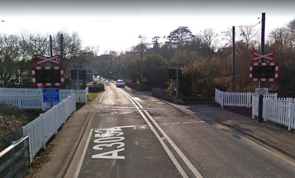 The A3052 is scheduled to be closed for nine days at the level crossing in Colyford in January