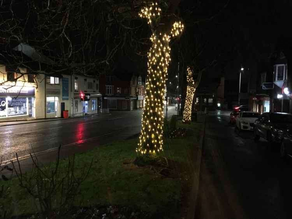 Heswall last year - nice, but not on the scale Light Up Heswall wishes to achieve this Christmas