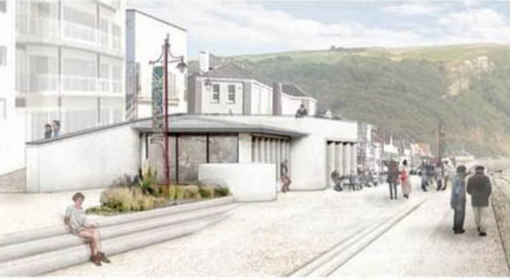 Planning permission was granted for the seafront enhancement scheme in 2017 Planning permission was granted for the seafront enhancement scheme in 2017