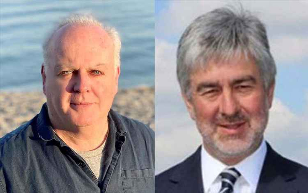 Cllr Paul Arnott (left) was re-elected leader of East Devon District Council, while Cllr Ian Thomas (right) was made the new chair