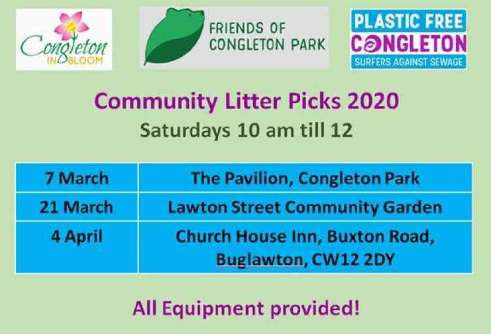 Congleton In Bloom Clean-Ups