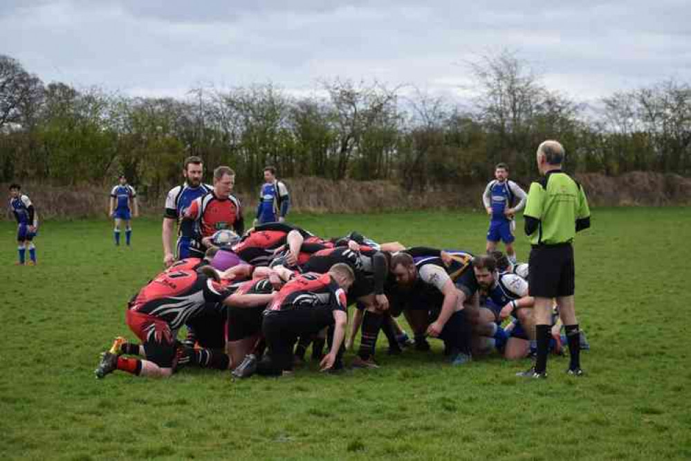 Congleton scrum down.