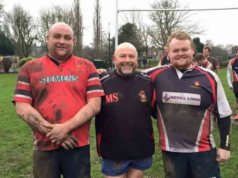 Mike Somers and his sons Ben and Ross