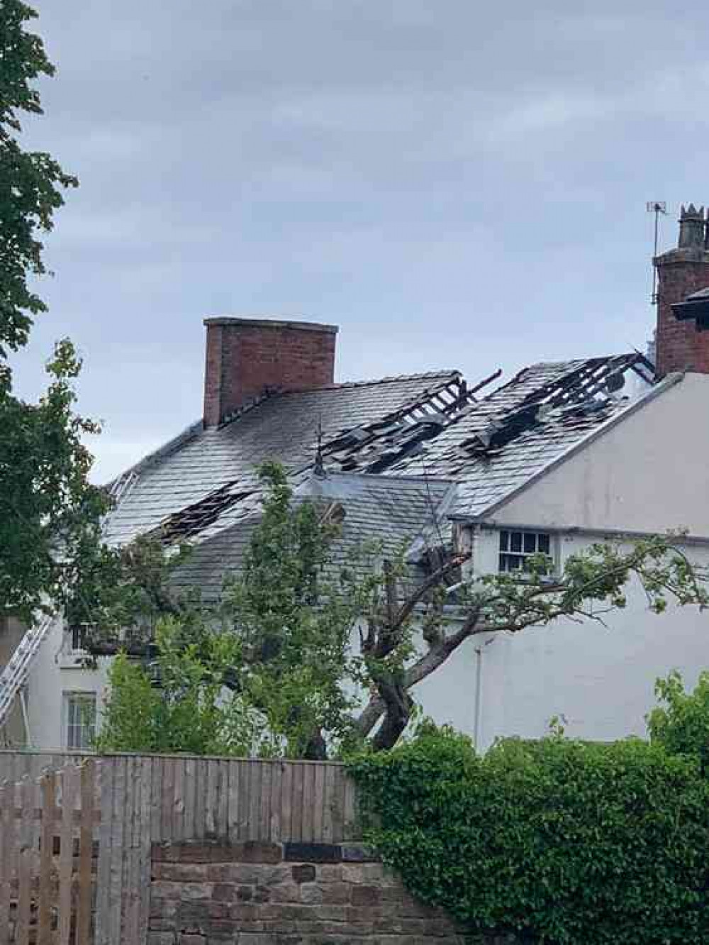 Blaze at Milford House, West Street