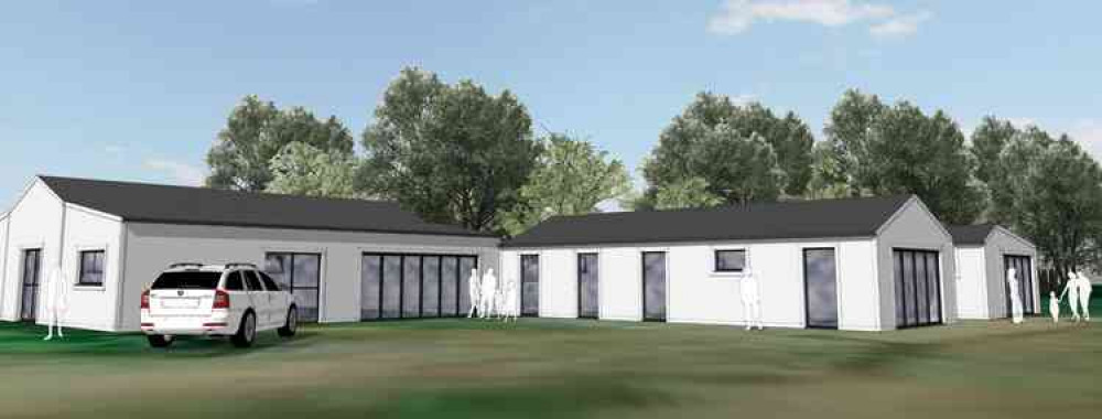 An artist's impression of the new development.