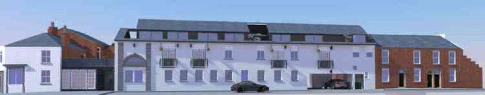 An artist's impression of the new development.