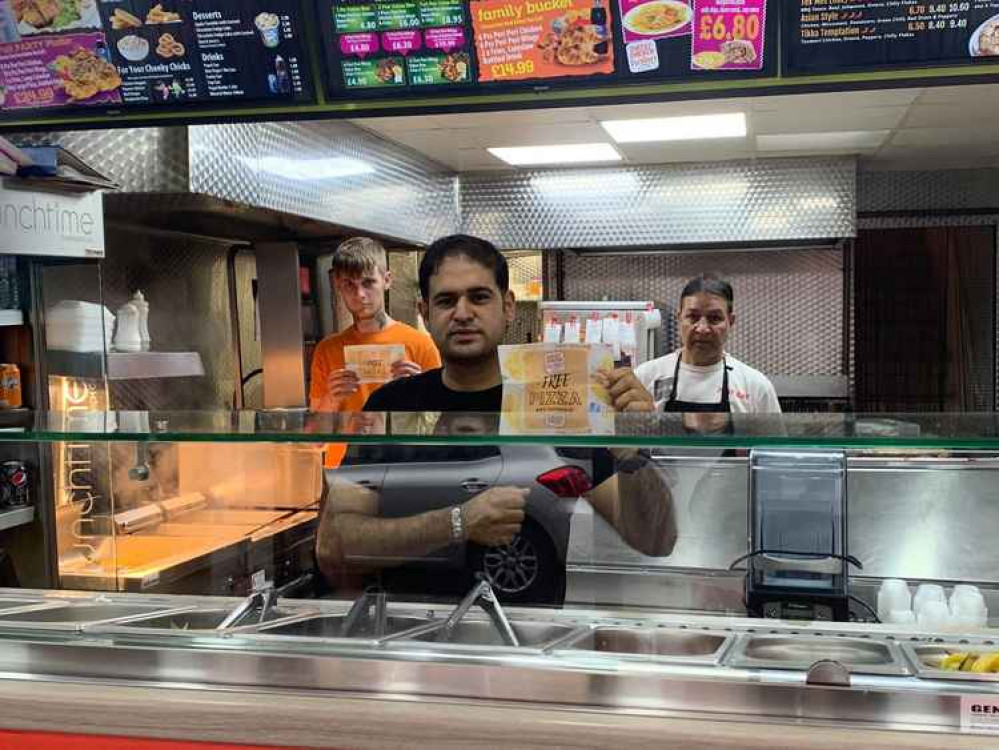 Staff at Cheeky Chicken - one of the event sponsors Staff at Cheeky Chicken - one of the event sponsors