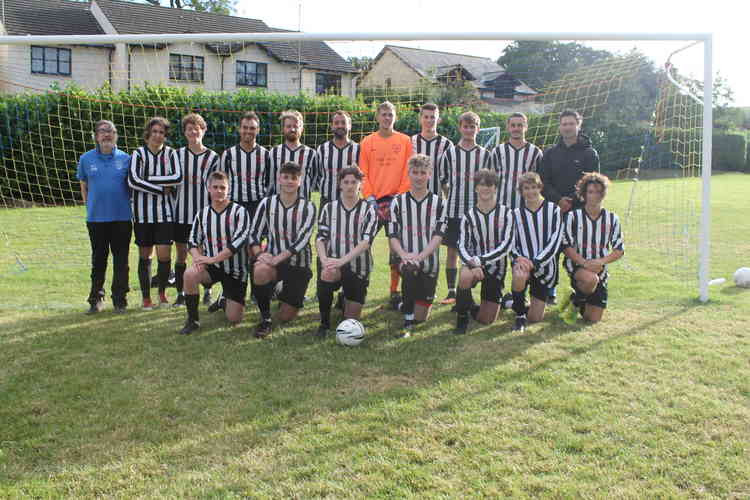The Uplyme squad line up before the Battle for the Bass Bottle