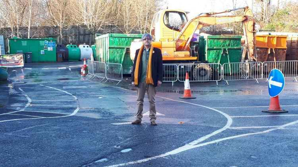 Councillor Robert Douglas By Congleton Household Recycling Site