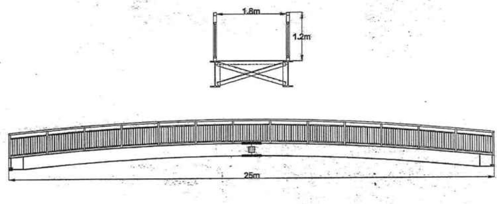 Bridge design sketch. Bridge design sketch.