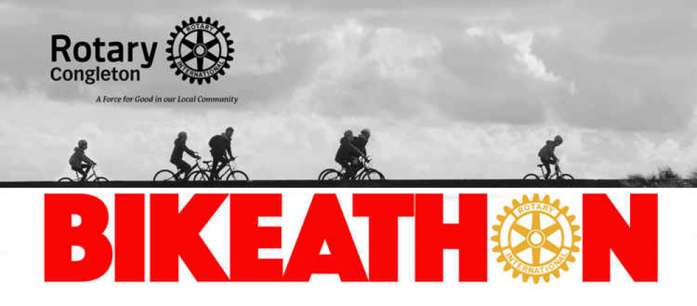 The Bikeathon logo will appear around town on posters and on social media. The Bikeathon logo will appear around town on posters and on social media.